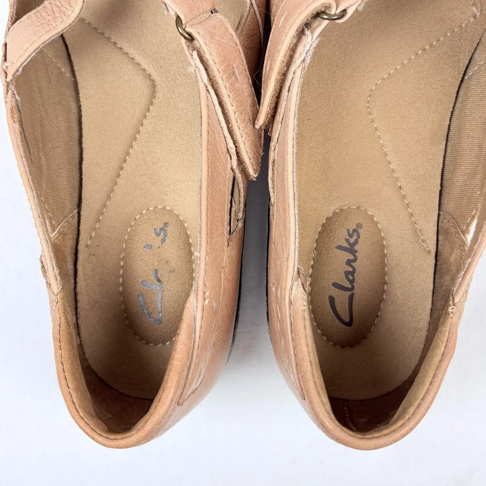 Clarks leather mary